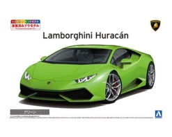Aoshima 14 Lamborghini Huracan Green Pre-Painted No. 4 1/24