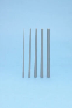 Wave Taper Circle 2.0-4.0mm (Gray) Stick Plastic Materials 8pcs