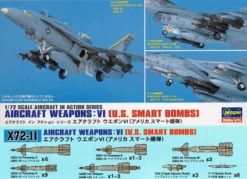 Hasegawa [X72-11] Aircraft Weapons VI : U.S. Smart Bombs 1/72