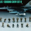 Hasegawa [X48-5] U.S. Pilot / Ground Crew Set B 1/48