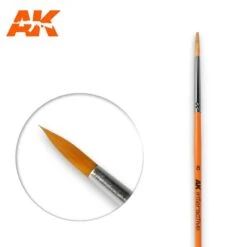 AK Interactive AK - Interactive AK607 8 Round Brush Synthetic