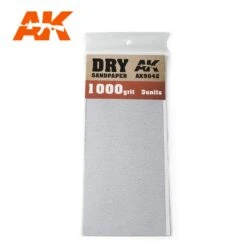 AK Interactive AK - Interactive AK Dry 1000 Grit Sandpaper (3pc) AK9042