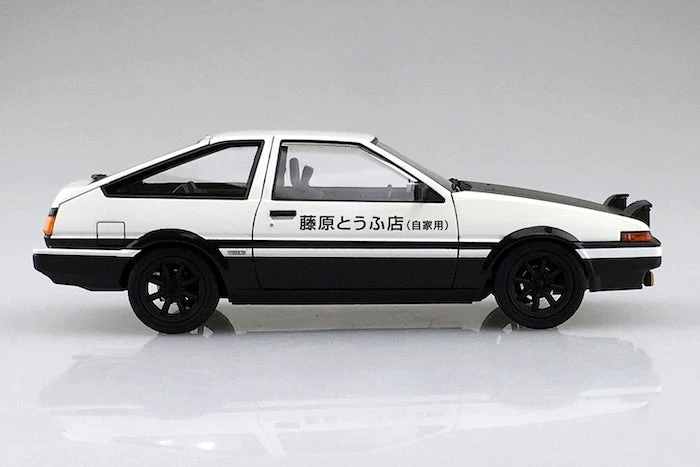 Aoshima Initial D Toyota Fujiwara Takumi AE86 Trueno Project-D Ver. 1/24 4 Aoshima Initial D Toyota Fujiwara Takumi AE86 Trueno Project-D Ver. 1/24 - Image 4