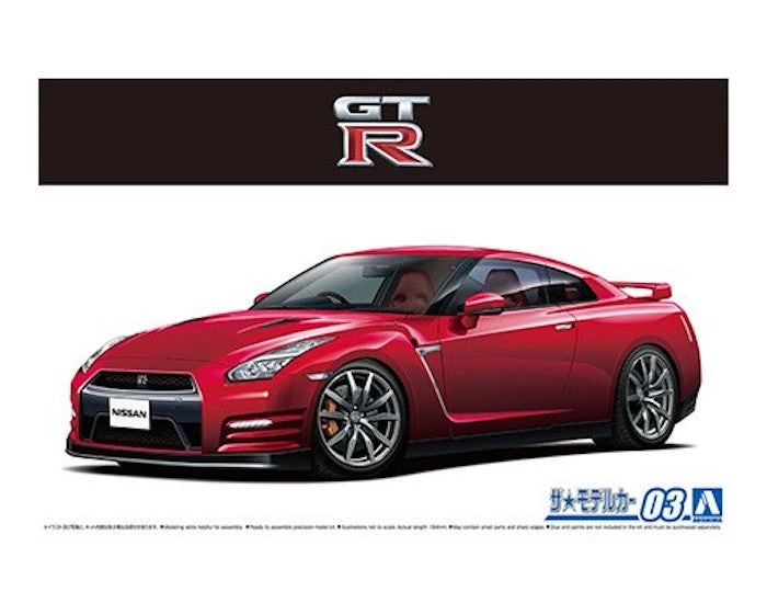 Aoshima Nissan R35 GT-R Pure Edition '14 1/24 1 Aoshima Nissan R35 GT-R Pure Edition '14 1/24