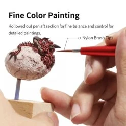 Dspiae Dspiae AT-FB01 Aluminium Alloy Interchangeable Fine Tip Brush Red -Panda Hobby Shop DspiaeAT FB01AluminiumAlloyInterchangeableFineTipBrushRed 4 1