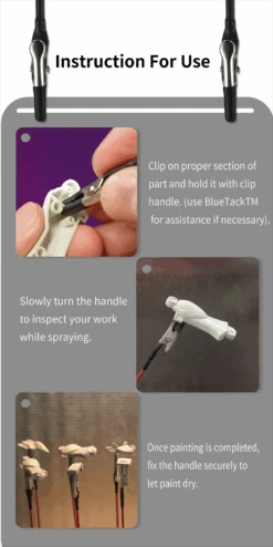 Dspiae Dspiae MPC-20 Model Painting Clip (Pack Of 20) -Panda Hobby Shop DspiaeMPC 20ModelPaintingClip PackOf20 12