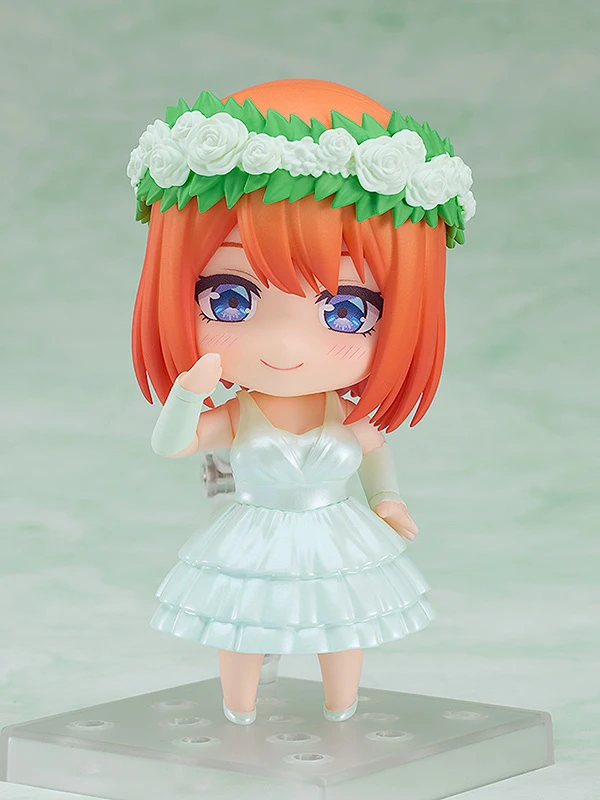 Good Smile Company Nendoroid - 2405 Yotsuba Nakano: Wedding Dress Ver. - The Quintessential Quintuplets 2 Good Smile Company Nendoroid - 2405 Yotsuba Nakano: Wedding Dress Ver. - The Quintessential Quintuplets - Image 2