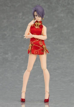 Good Smile Company Figma - 569 Female Body (Mika) With Mini Skirt Chinese Dress Outfit - Figma Styles