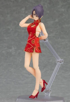 Good Smile Company Figma - 569 Female Body (Mika) With Mini Skirt Chinese Dress Outfit - Figma Styles 9 Good Smile Company Figma - 569 Female Body (Mika) With Mini Skirt Chinese Dress Outfit - Figma Styles -Panda Hobby Shop Figma 569FemaleBody Mika WithMiniSkirtChineseDressOutfit FigmaStyles 3