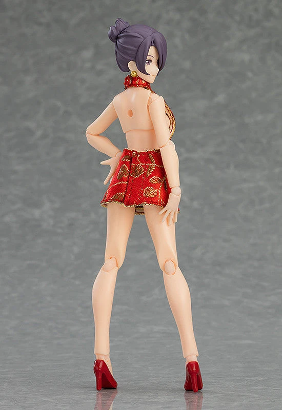 Good Smile Company Figma - 569 Female Body (Mika) With Mini Skirt Chinese Dress Outfit - Figma Styles 4 Good Smile Company Figma - 569 Female Body (Mika) With Mini Skirt Chinese Dress Outfit - Figma Styles - Image 4