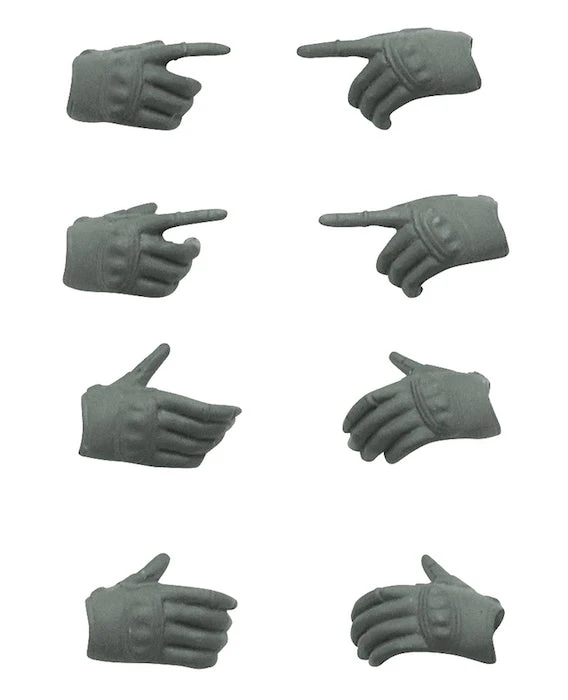 Good Smile Company Figma - LittleArmory-OP5: Tactical Gloves (Mas Grey) 2 Good Smile Company Figma - LittleArmory-OP5: Tactical Gloves (Mas Grey) - Image 2