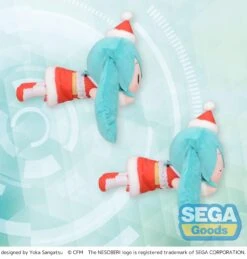 Good Smile Company Fuwapetit Nesoberi (Lay-Down) M Plush - Hatsune Miku Christmas 2023 - Hatsune Miku -Panda Hobby Shop FuwapetitNesoberi Lay Down MPlush HatsuneMikuChristmas2023 HatsuneMiku 3