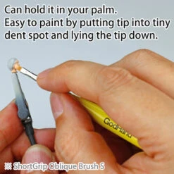 GodHand GodHand - Brushwork ShortGrip Point Brush L -Panda Hobby Shop GodHand BrushworkShortGripPointBrushL6