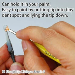 GodHand GodHand - Brushwork ShortGrip Point Brush S -Panda Hobby Shop GodHand BrushworkShortGripPointBrushS5