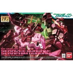Bandai HG00 58 Seravee Gundam & Seraphim Gundam Trans-Am Mode 1/144