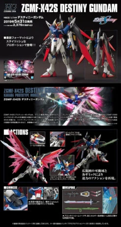 Bandai HGCE 224 Destiny Gundam 1/144 -Panda Hobby Shop HGCE Destiny Gundam 18