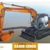 Hasegawa Hitachi Construction Machinery Hydraulic Excavator ZAXIS 135US 1/35