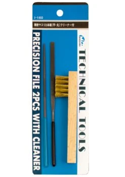 Mineshima I-160 File Set 2pcs With File Cleaner