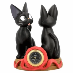 Benelic Jiji And Stuffed Plush Jiji Statue Desk Clock - Kiki's Delivery Service