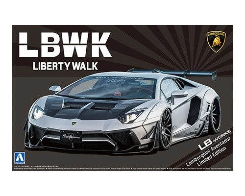 Aoshima Lamborghini LB-Works Liberty Walk No 19 Aventador Limited Edition Ver.1 1/24 1 Aoshima Lamborghini LB-Works Liberty Walk No 19 Aventador Limited Edition Ver.1 1/24
