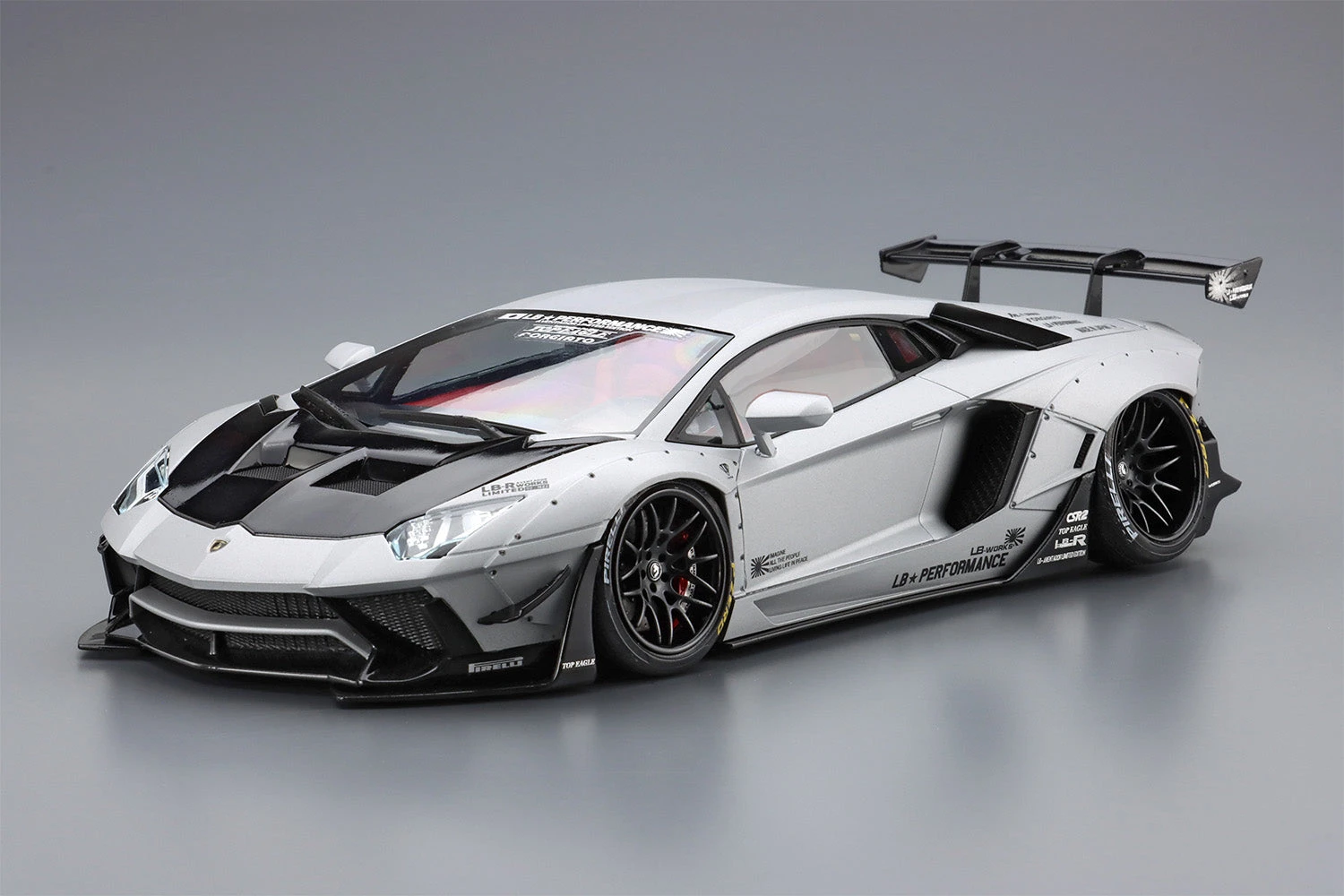 Aoshima Lamborghini LB-Works Liberty Walk No 19 Aventador Limited Edition Ver.1 1/24 2 Aoshima Lamborghini LB-Works Liberty Walk No 19 Aventador Limited Edition Ver.1 1/24 - Image 2
