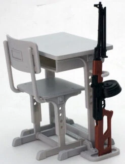 Tomytec Little Armory LD013 Defence School Desk A 1/12 -Panda Hobby Shop LittleArmoryLD013DefenceSchoolDeskA1 122