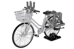 Tomytec Little Armory LM006 Commuting Bicycle Defense School Silver 1/12