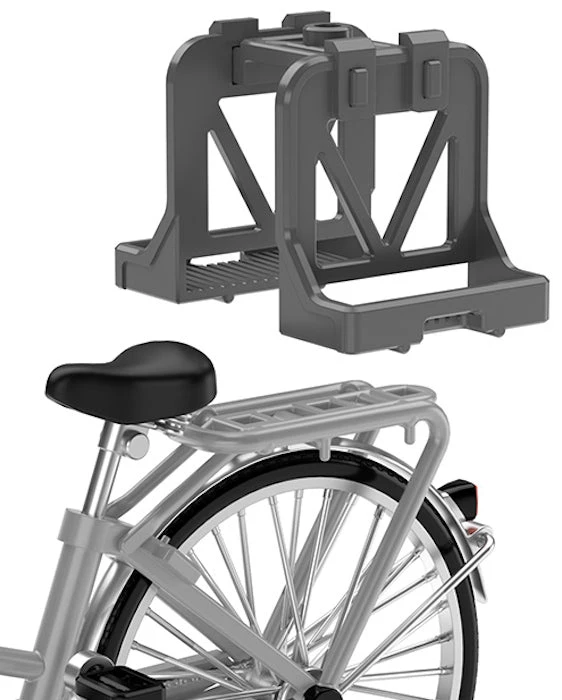 Tomytec Little Armory LM006 Commuting Bicycle Defense School Silver 1/12 3 Tomytec Little Armory LM006 Commuting Bicycle Defense School Silver 1/12 - Image 3