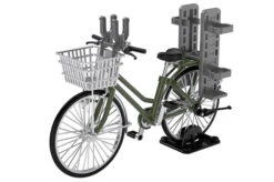 Tomytec Little Armory LM007 Commuting Bicycle Defense School Olive Drab 1/12