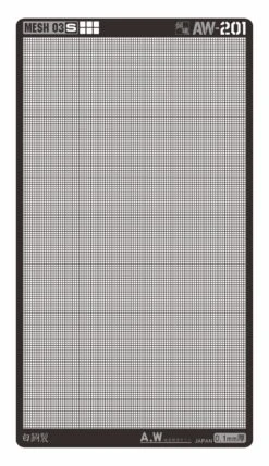 Madworks MAD - AW201 Square Type Mesh 03 S -Panda Hobby Shop MAD AW201SquareTypeMesh03S1