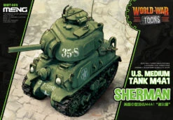 Meng Toon - US Medium Tank M4A1 Sherman
