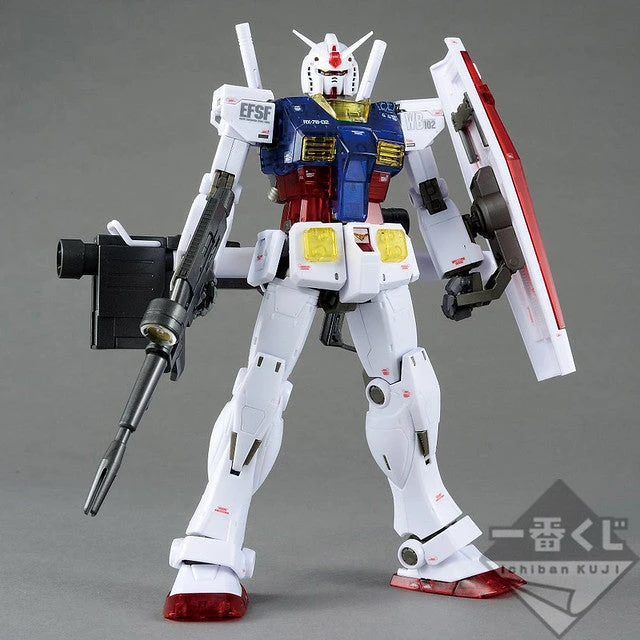 Bandai MG RX 78-2 The Origin Ver. 1/100 [Series 2 Prize A Solid Clear/Standard] - Image 2