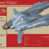 Hasegawa BOX DAMAGED - Maschinen Krieger - Antigravity Armored Raider Pkf.85 Falke Model I Otsu 1/20 - FINAL SALE