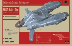 Hasegawa BOX DAMAGED - Maschinen Krieger - Antigravity Armored Raider Pkf.85 Falke Model I Otsu 1/20 - FINAL SALE