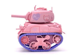Meng Toon - WWP002 M4A1 Sherman Pink Ver. -Panda Hobby Shop Meng M4A1 Sherman Pink Ver 3