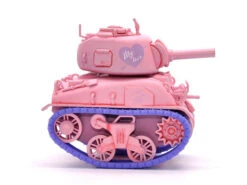 Meng Toon - WWP002 M4A1 Sherman Pink Ver. -Panda Hobby Shop Meng M4A1 Sherman Pink Ver 4