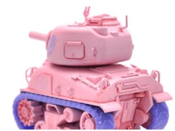 Meng Toon - WWP002 M4A1 Sherman Pink Ver. -Panda Hobby Shop Meng M4A1 Sherman Pink Ver 6