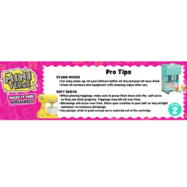MGA Entertainment Miniverse - Make It Mini Appliances Series 2 - Single Blind Box 8 MGA Entertainment Miniverse - Make It Mini Appliances Series 2 - Single Blind Box - Image 8