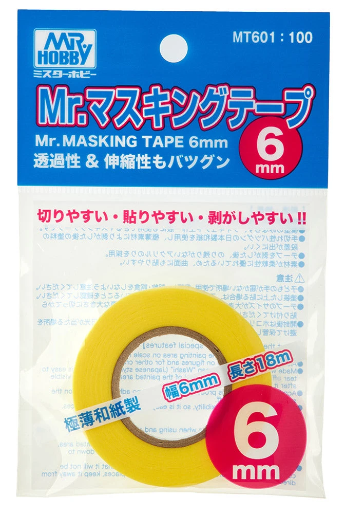Mr. Hobby Mr Masking Tape 6MM MT601 1 Mr. Hobby Mr Masking Tape 6MM MT601