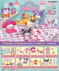 Re-Ment My Melody Kuromi Tokimeki Diner (8)