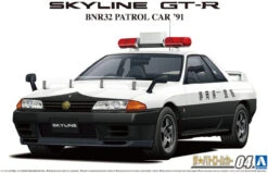 Aoshima Nissan BNR32 Skyline GT-R Patrol Car '91 1/24