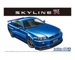 Aoshima Nissan BNR34 Skyline GT-R V-spec '02 1/24