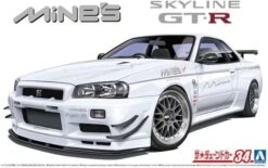 Aoshima Nissan Mine's BNR34 Skyline GT-R '02 1/24