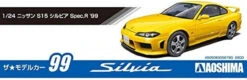 Aoshima Nissan S15 Silvia Spec R '99 1/24 -Panda Hobby Shop NissanS15SilviaSpecR 99124 3