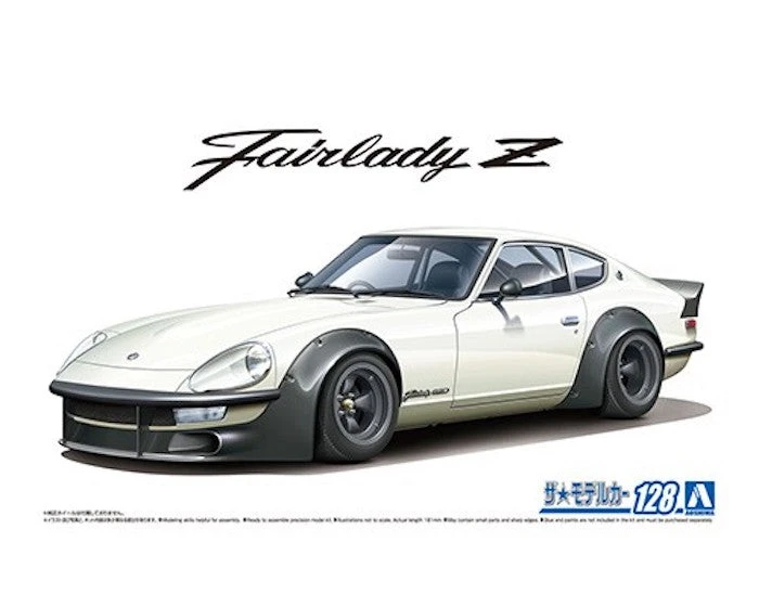 Aoshima Nissan S30 Fairlady Z Aero Custom Ver. 2 '75 1/24 1 Aoshima Nissan S30 Fairlady Z Aero Custom Ver. 2 '75 1/24