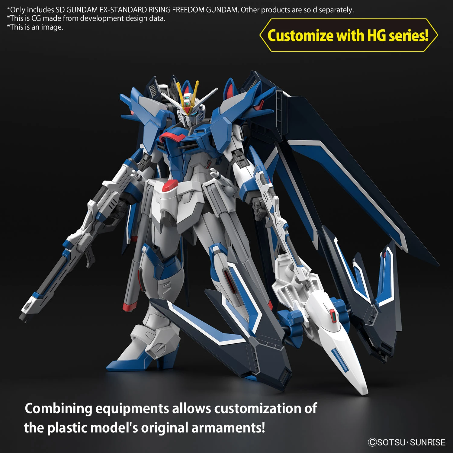 Bandai SD EX-Standard 020 Rising Freedom Gundam 10 Bandai SD EX-Standard 020 Rising Freedom Gundam - Image 10