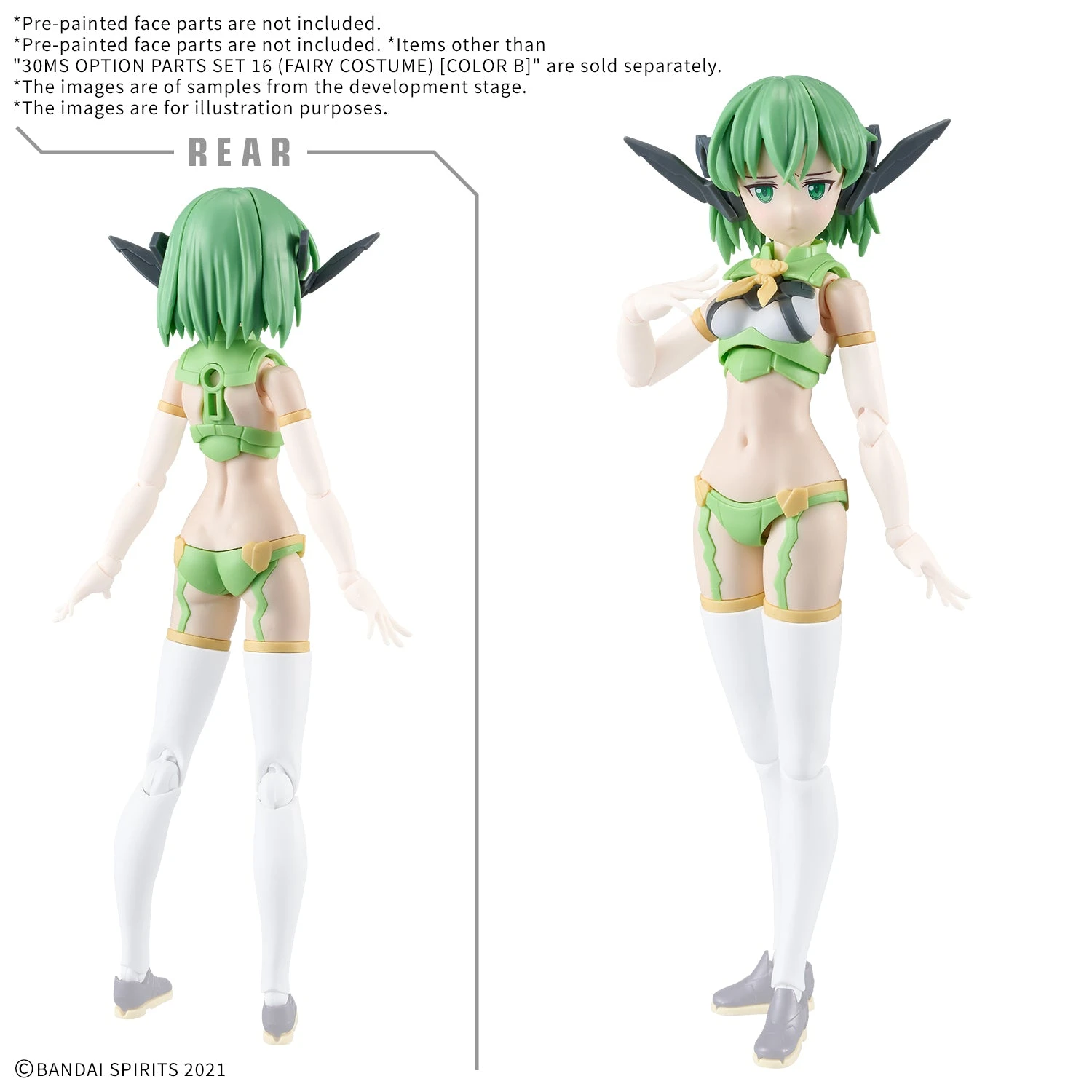 Bandai [COMING SOON][ETA Q2 2025] 30MS Option Parts Set 16 (Fairy Costume) [Color B] - Image 2