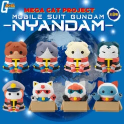 MegaHouse Mega Cat Project - Mobile Suit Nyandam! We Are The Earth Federation Forces! - Mobile Suit Gundam - Single Blind Box