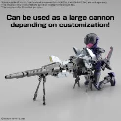 Bandai [COMING SOON][ETA Q3 2025] 30MM Extended Armament Vehicle (Metal Cannon Bike Ver.) 1/144 -Panda Hobby Shop Pre Order ETAQ32025 30MMExtendedArmamentVehicle MetalCannonBikeVer. 1 144 4