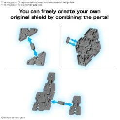 Bandai [Pre-Order][ETA Q3 2025] 30MM Option Parts Set 19 (Multi-Shield) 1/144 -Panda Hobby Shop Pre Order ETAQ32025 30MMOptionPartsSet19 Multi Shield 1 144 4